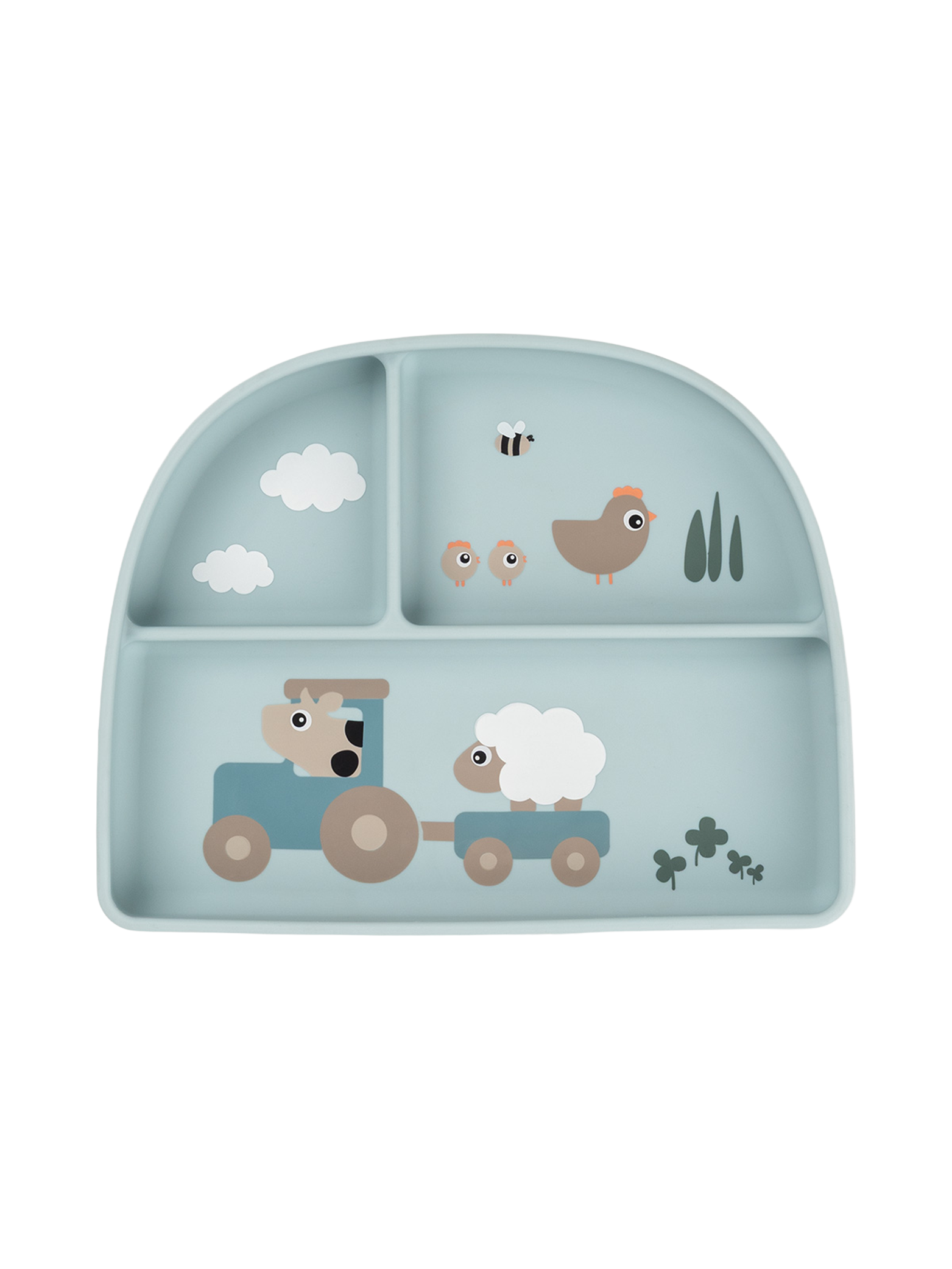 Stick&Stay compartment plate - Blue